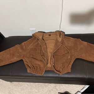 SHEIN Tan Corduroy Jacket